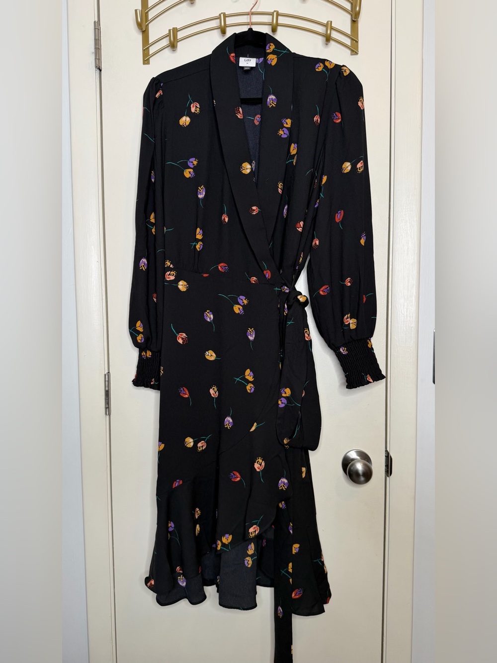 CAbi Divine Floral Wrap Dress - Picture 4 of 8